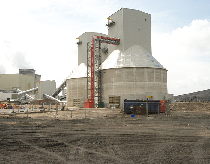Drax Bio mass silos